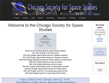 Tablet Screenshot of chicagospace.org